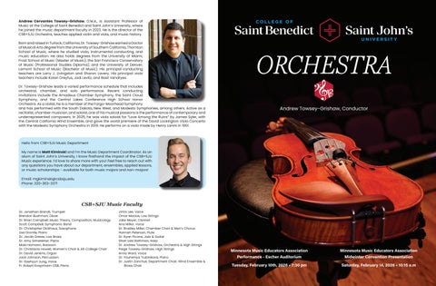 2026 MMEA Orchestra Concert Program