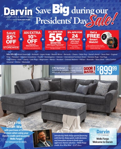 Presidents Day Savings at Darvin Furniture & Mattress