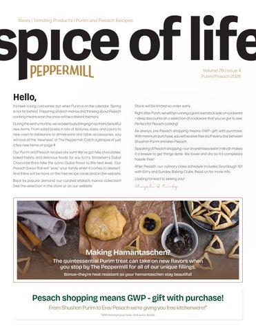 Purim Pesach newsletter for web 2026