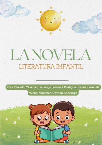 Documento Portada Carátula Proyecto Infantil Sol y Animales Acuarela Sencilla Multicolor-1