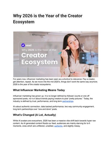Creators Ecosystem