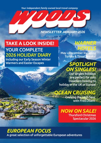 Woods Travel Newsletter January 2026