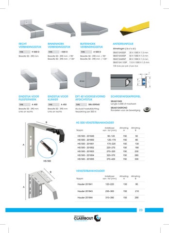 Claerhout Catalogus Alu-A5-v2026-01 Druk 第 23 页