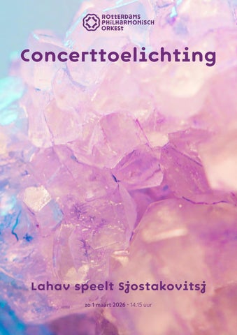 Concerttoelichting | Lahav speelt Sjostakovitsj