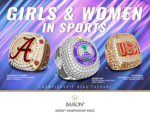 2026 Girls & Women in Sports Championship Ring Package | Baron® Championship Rings
