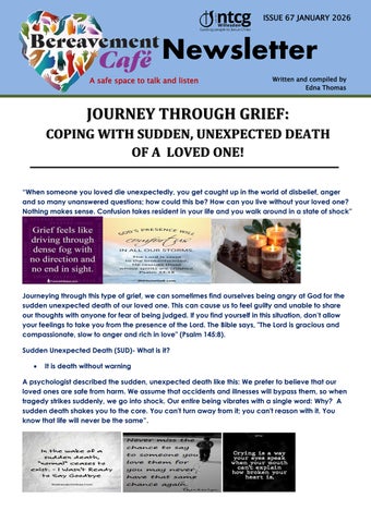 JAN 2026  Bereavement Cafe Newsletter