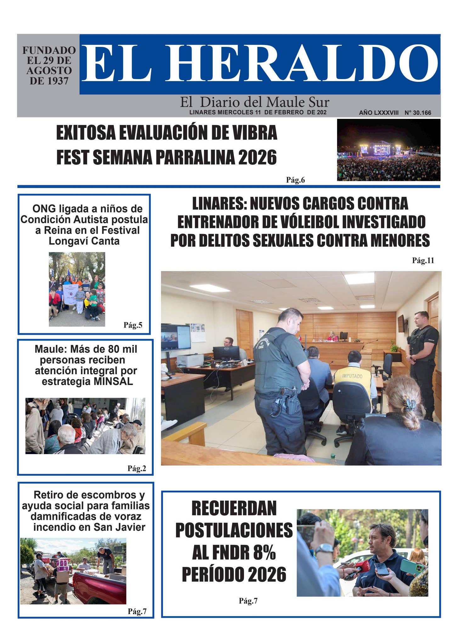 Miercoles 11 de febrero 2026