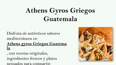 Athens Gyros Griegos Guatemala