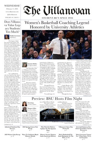 The Villanovan | Volume 120, Issue 3: February 11, 2026