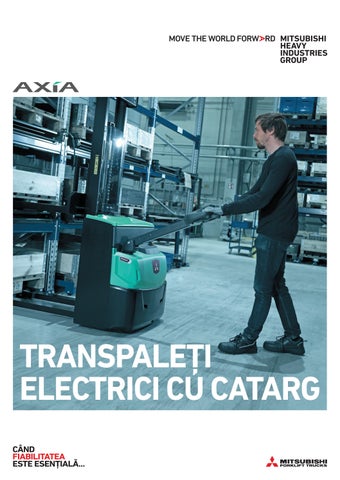 TRANSPALEȚI ELECTRICI CU CATARG
