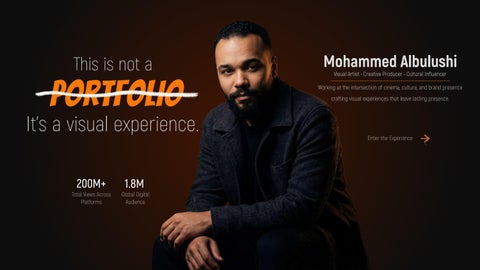 Mohammed Albulushi Portfolio