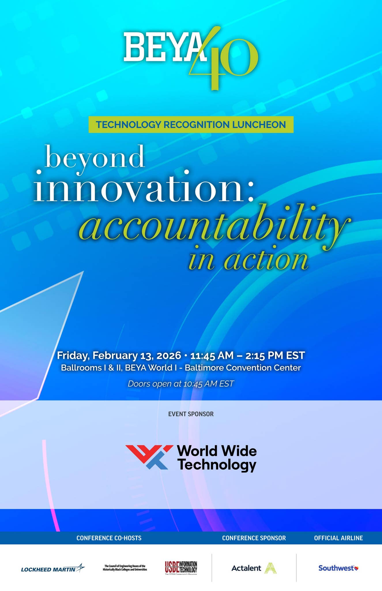 2026 BEYA STEM Conference | Technology Recognition Luncheon Program by ...