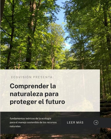 Comprender la naturaleza para proteger el futuro (1)