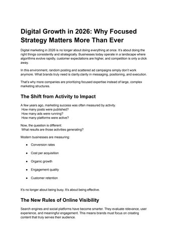 Digital Growth in 2026_ Why Focused Strategy Matters More Than Ever