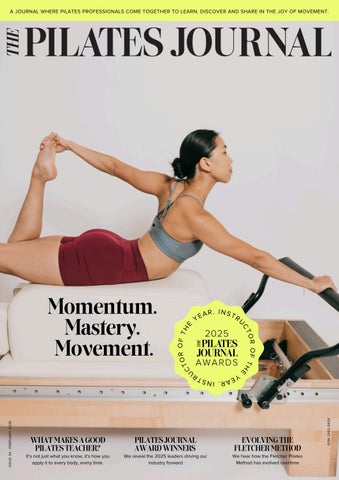 Momentum. Mastery. Movement. #34 - The Pilates Journal