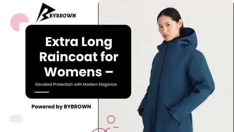 Shop the Extra Long Raincoat for Womens | BYBROWN