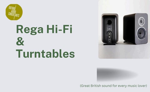 Rega Turntables  Oxford, London & Cotswolds