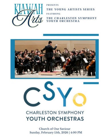 2/15 CSYO Program Kiawah Arts Young Artist Series