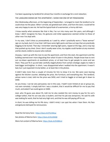 Marian and the Janitor