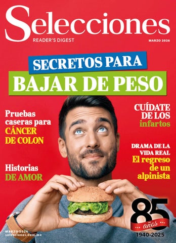 Revista Selecciones marzo 2026- Secretos para bajar de peso
