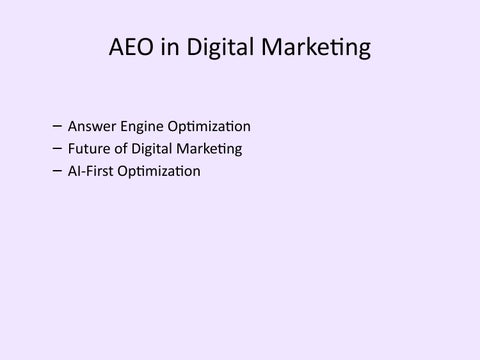 AEO_Digital_Marketing_Colored_PPT