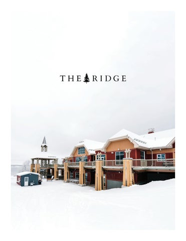 The Ridge Menu - Winter 2026 