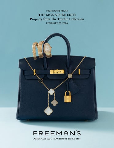 Highlights | The Signature Edit: Property from The Towbin Collection