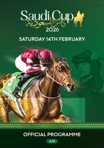 Saudi Cup 2026 Race Card Saturday 14 Feb 2026