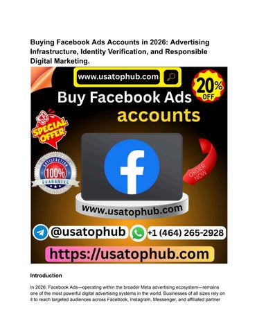How to buy a Facebook ad's account with an ID