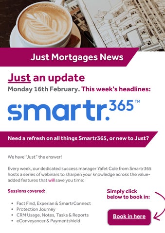 Just an update Monday 16th February