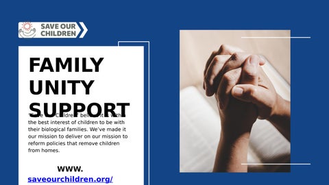 Family Unity Support | Protecting Children & Strengthening Families