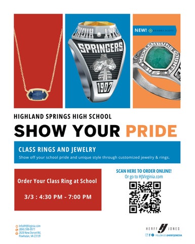 Highland Springs '27 / '28 Ring Catalog 