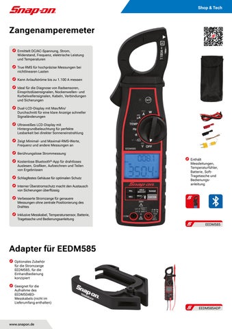 Produktflyer EEDM585 Deutsch
