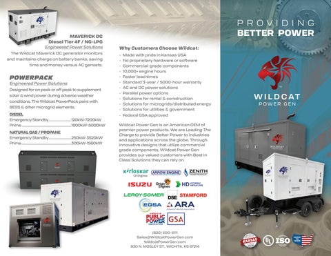 Wildcat Power Gen Product Brochure 2026