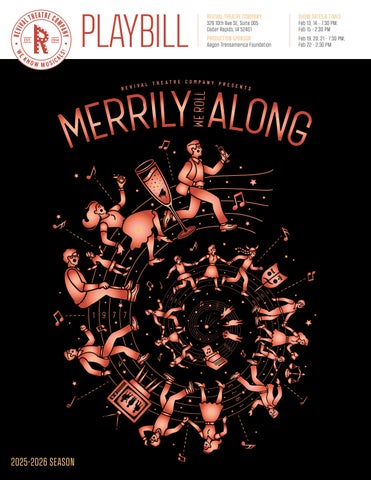 RTC Playbill - Merrily We Roll Along