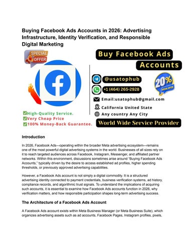 Buy Uk  facebook ads accounts 