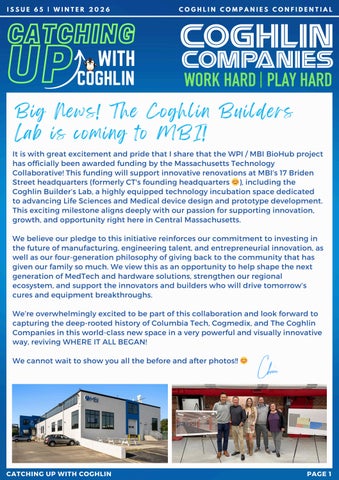 Catching Up with Coghlin - February 2026