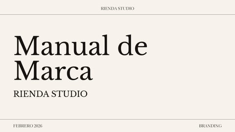 MANUAL DE MARCA RIENDA STUDIO