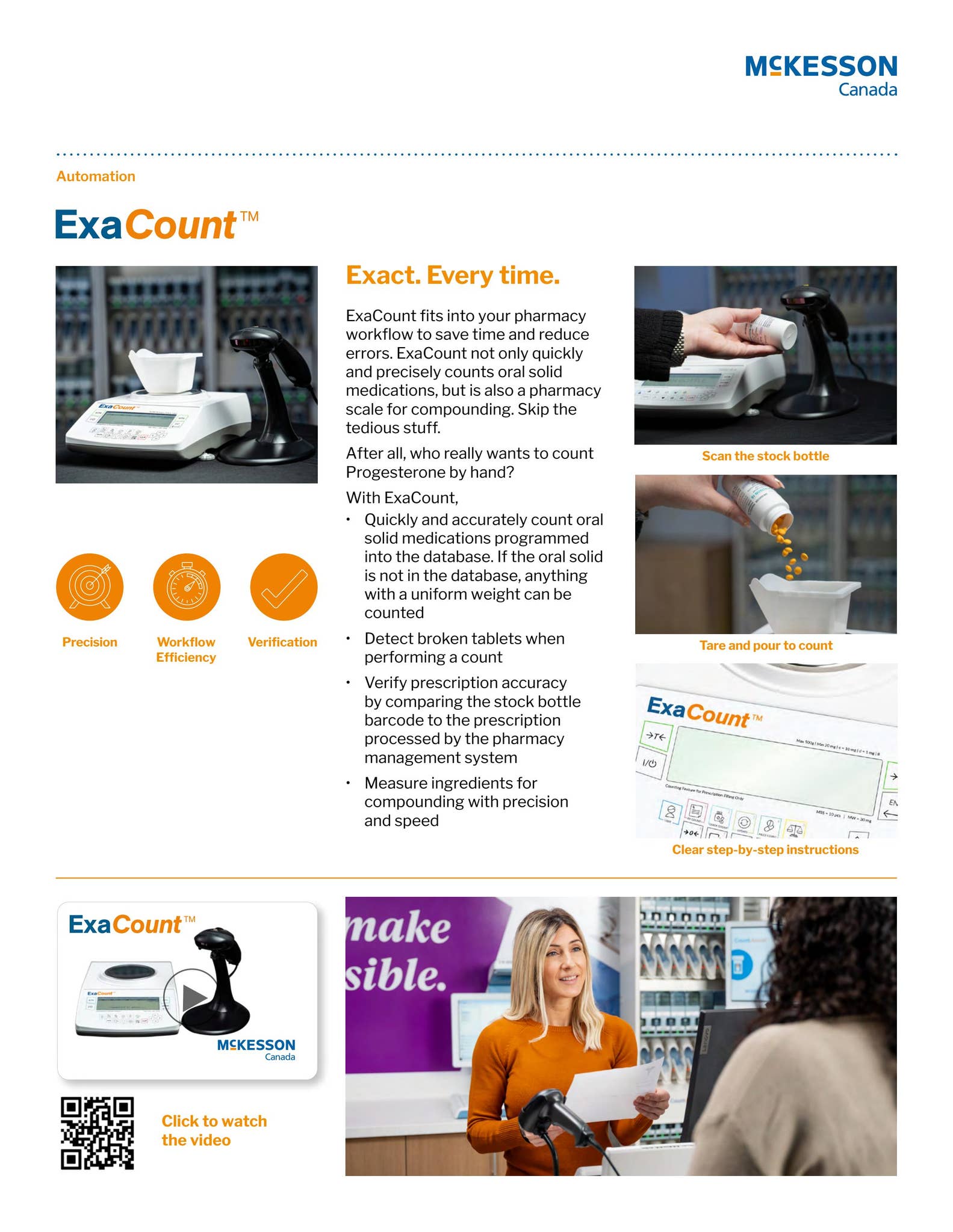 Count Assist Counting Technology - ExaCount by McKesson Technology Solutions ...