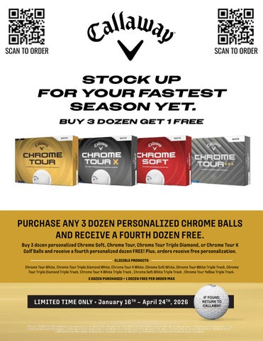 GCOH Callaway Buy 3 Get 1 Free