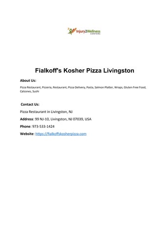 Injury 2 Wellness Centers