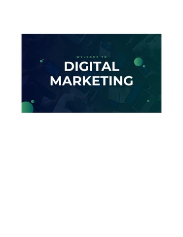 Digital Marketing