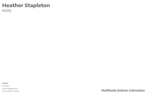 Portfolio | Exterior Colorization