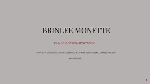 Brinlee Monette | Portfolio 2026