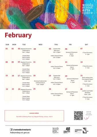 WSAS Calendar Feb to July 2026