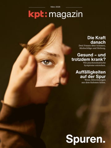 kpt:magazin 1/26 - Spuren
