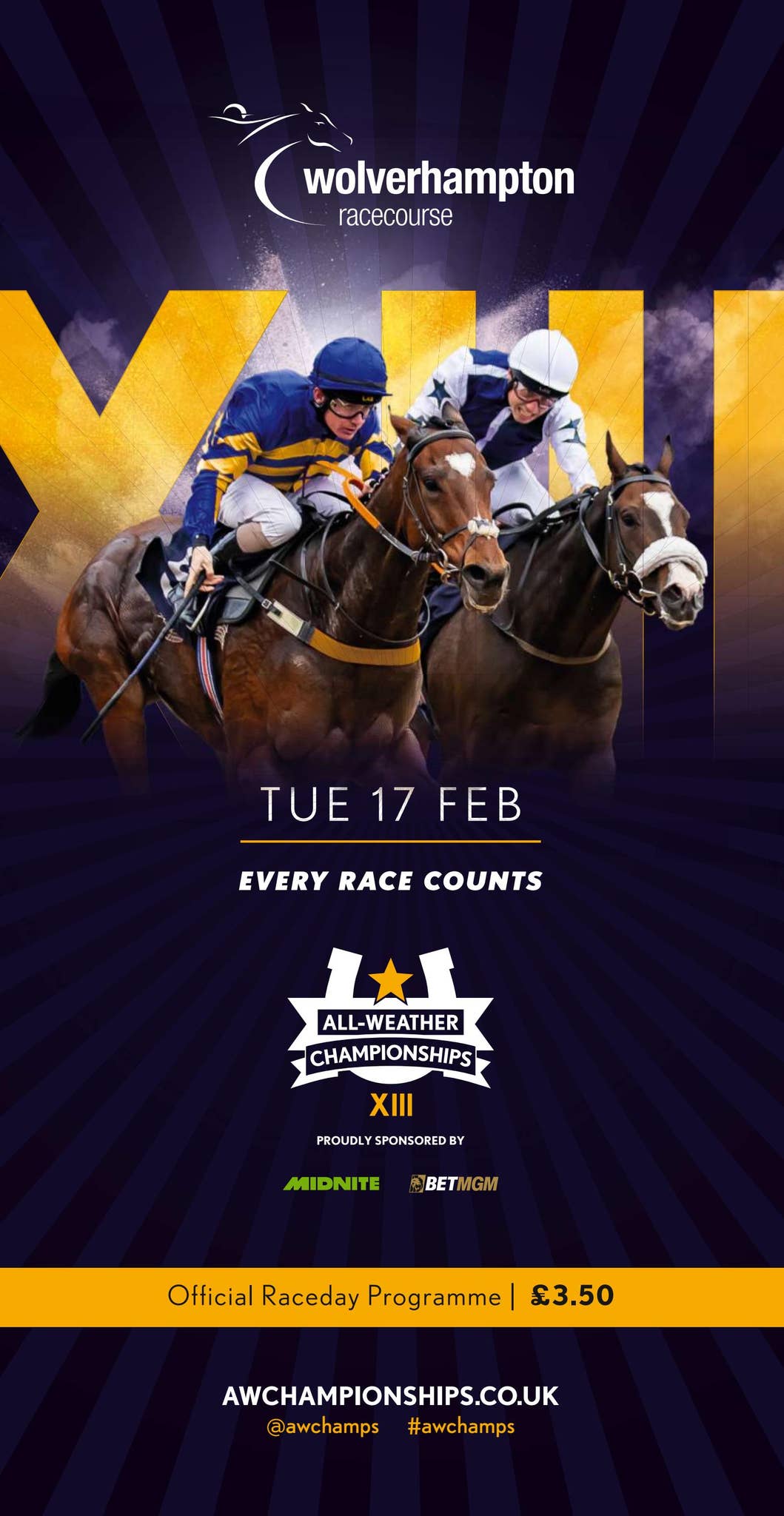 Wolverhampton Racecard - Tuesday 17th February by Arena Racing Company ...