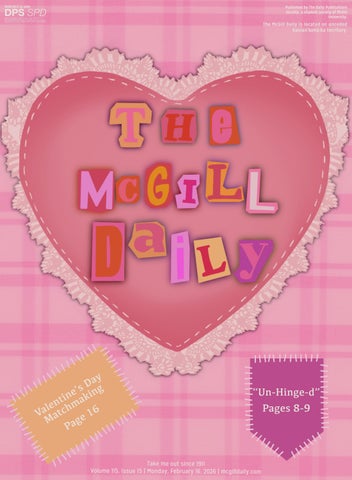 The McGill Daily: Volume 115, Issue 15