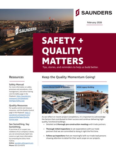 Safety + Quality Matters Q1 2026_English
