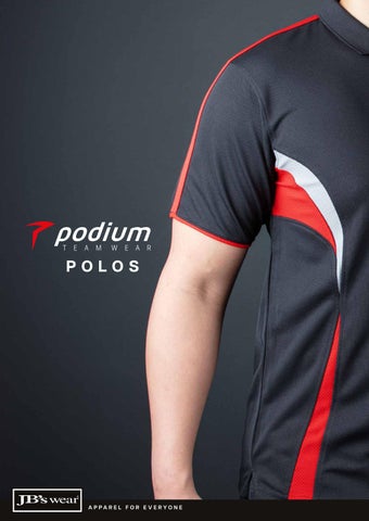 Podium Team Polos Catalogue